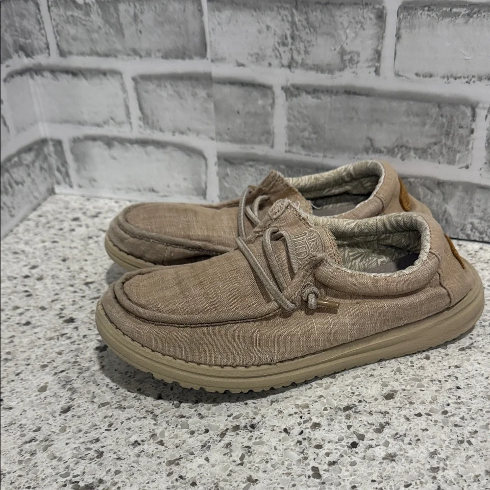 Hey Dude Kids Brown Moccasins